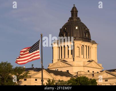South Dakota state Capital Building Hughes County Pierre SD Foto Stock