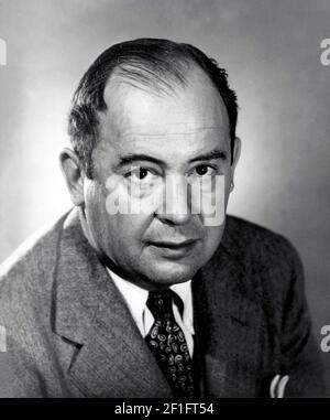 John von Neumann. Ritratto del matematico ungherese-americano, fisico e ingegnere, John von Neumann (1903-1957) Foto Stock