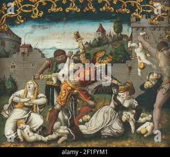 Schmid, Thomas ((1490-1550)), artista - probabilmente - Massacro dei Santi Innocenti Foto Stock