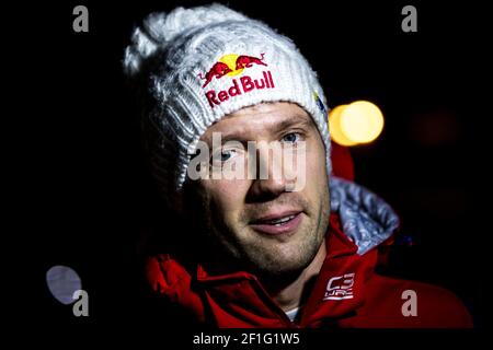 OGIER Sebastien (fra), CITROEN C3 WRC, CITROEN TOTALE WRT, ritratto durante il WRC World Rally Car Championship 2019, Svezia rally dal 14 al 17 febbraio 2019 a Torsby - Foto Thomas Fenetre/DPPI Foto Stock