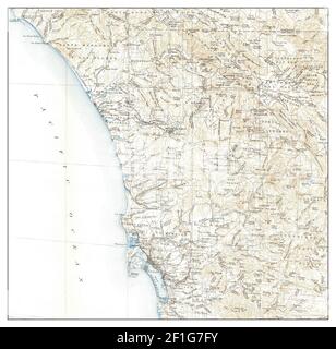 Southern California foglio No 2, California, mappa 1904, 1:250000, Stati Uniti d'America da Timeless Maps, dati U.S. Geological Survey Foto Stock