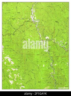 Willow Creek, California, mappa 1952, 1:62500, Stati Uniti d'America da Timeless Maps, dati U.S. Geological Survey Foto Stock