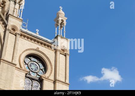 USA, New York City, NY - Sinagoga di Eldridge Street Foto Stock