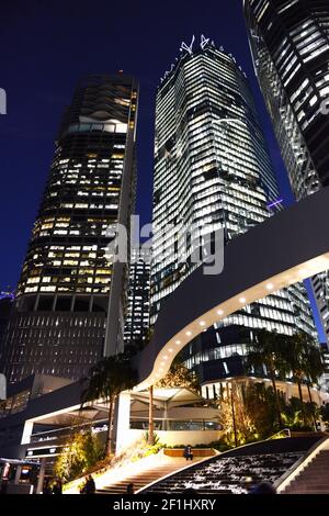 Grattacieli nel centro di Riverside a Brisbane, Australia. Foto Stock