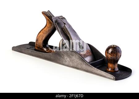 Piano di lavorazione del legno Foto Stock