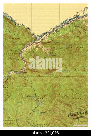 St Francis, Maine, mappa 1933, 1:62500, Stati Uniti d'America da Timeless Maps, dati U.S. Geological Survey Foto Stock