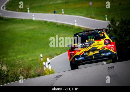 49 DE MEVIUS guillaume (bel), martijn WYDAEGHE (bel), Citroën C3 R5, action49 DE MEVIUS guillaume (bel), martijn WYDAEGHE (bel), Citroën C3 R5, azione durante il campionato mondiale di auto da rally WRC 2019, Rally di Germania dal 22 al 25 agosto, a Bostalkpaulo - Foto Foto Stock