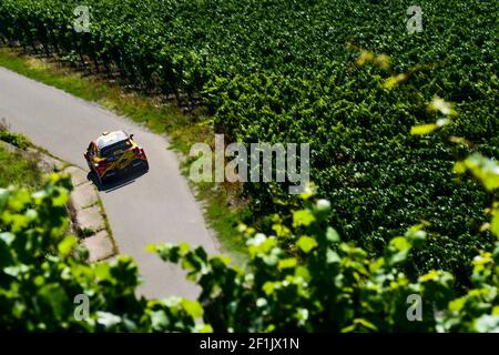 49 DE MEVIUS guillaume (bel), martijn WYDAEGHE (bel), Citroën C3 R5, azione durante il WRC World Rally Car Championship 2019, Rally di Germania dal 22 al 25 agosto, a Bostalsee - Foto Antonio Silva / DPPI Foto Stock