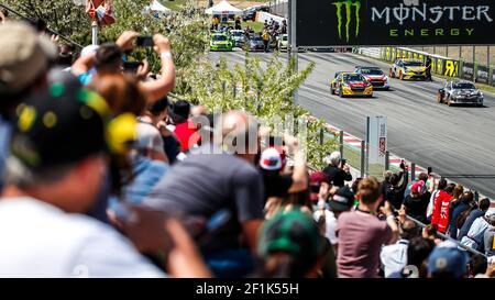 113 RAYMOND Cyril (fra), GCK Academy (fra), Renault Clio RS, azione durante il Campionato Mondiale FIA WRX Rallycross 2019 a Barcelone, Spagna, dal 27 al 28 aprile - Foto Paulo Maria / DPPI Foto Stock