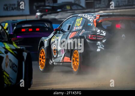 113 RAYMOND Cyril (fra), GCK Academy (fra), Renault Clio RS, azione, durante il 2019 FIA WORLD RX DI ABU DHABI dal 5 al 6 aprile - Foto Paulo Maria / DPPI Foto Stock