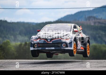 113 RAYMOND Cyril (fra), GCK Academy (fra), Renault Clio RS, azione durante il campionato mondiale norvegese FIA WRX Rallycross 2019 all'inferno dal 14 al 16 giugno - Foto DPPI Foto Stock