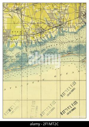 Babylon, New York, mappa 1919, 1:62500, Stati Uniti d'America da Timeless Maps, dati U.S. Geological Survey Foto Stock