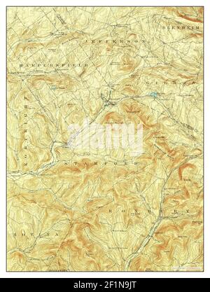 Hobart, New York, map 1904, 1:62500, United States of America by Timeless Maps, data U.S. Geological Survey Foto Stock