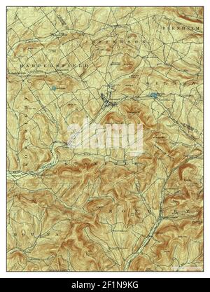 Hobart, New York, map 1904, 1:62500, United States of America by Timeless Maps, data U.S. Geological Survey Foto Stock