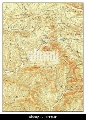 Hobart, New York, map 1904, 1:62500, United States of America by Timeless Maps, data U.S. Geological Survey Foto Stock