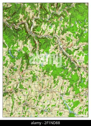 Livingston Manor, New York, map 1921, 1:62500, United States of America by Timeless Maps, data U.S. Geological Survey Foto Stock