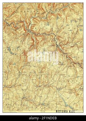 Livingston Manor, New York, map 1923, 1:62500, United States of America by Timeless Maps, data U.S. Geological Survey Foto Stock