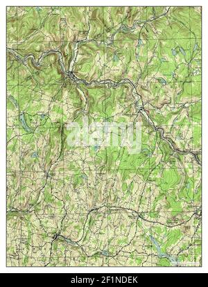 Livingston Manor, New York, map 1944, 1:62500, United States of America by Timeless Maps, data U.S. Geological Survey Foto Stock