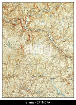 Livingston Manor, New York, map 1923, 1:62500, United States of America by Timeless Maps, data U.S. Geological Survey Foto Stock