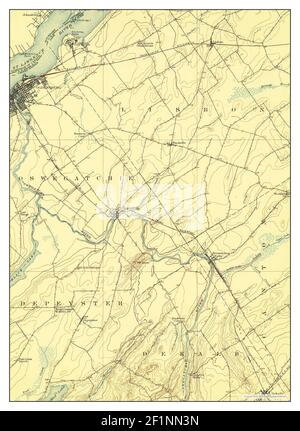 Ogdensburg, New York, map 1905, 1:62500, United States of America by Timeless Maps, data U.S. Geological Survey Foto Stock