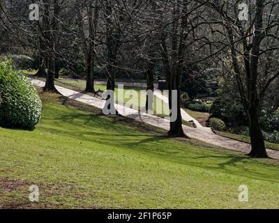 Beechwood Park, Newport, Galles del Sud Foto Stock