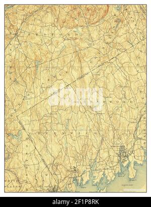 Stamford, New York, map 1899, 1:62500, United States of America by Timeless Maps, data U.S. Geological Survey Foto Stock