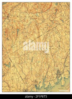 Stamford, New York, map 1899, 1:62500, United States of America by Timeless Maps, data U.S. Geological Survey Foto Stock