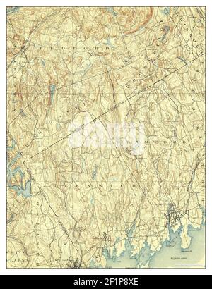 Stamford, New York, map 1899, 1:62500, United States of America by Timeless Maps, data U.S. Geological Survey Foto Stock