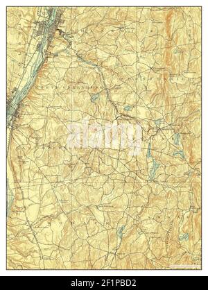 Troy, New York, mappa 1898, 1:62500, Stati Uniti d'America da Timeless Maps, dati U.S. Geological Survey Foto Stock