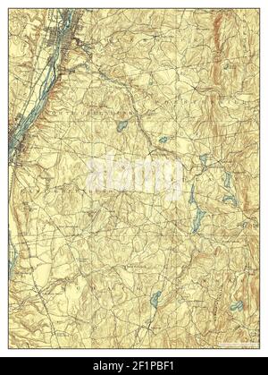 Troy, New York, mappa 1898, 1:62500, Stati Uniti d'America da Timeless Maps, dati U.S. Geological Survey Foto Stock