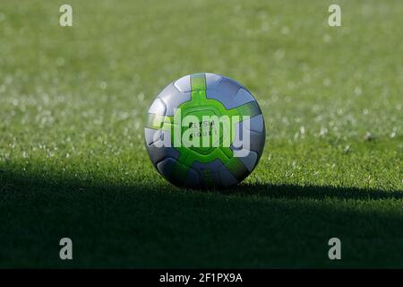 Nuova illustrazione della Ligue 1 (ELYSIA) durante il campionato francese L1 partita di calcio tra SCO Angers e Bordeaux il 6 agosto 2017 allo stadio Raymond-Kopa, Francia - FOTO Stéphane Allaman / DPPI Foto Stock