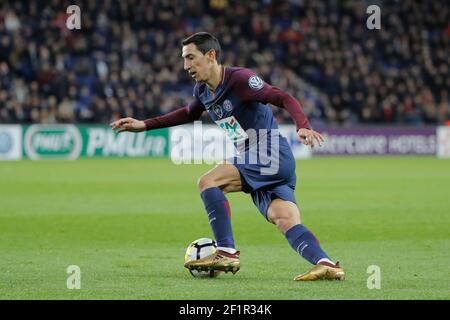 Angel di Maria (psg) durante la Coppa di Francia, round del 32, partita di calcio tra Parigi Saint-Germain ed EA Guingamp il 24 gennaio 2018 allo stadio Parc des Princes di Parigi, Francia - Foto Stephane Allaman / DPPI Foto Stock