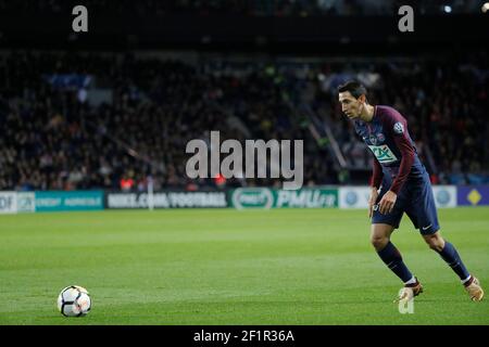 Angel di Maria (psg) durante la Coppa di Francia, round del 32, partita di calcio tra Parigi Saint-Germain ed EA Guingamp il 24 gennaio 2018 allo stadio Parc des Princes di Parigi, Francia - Foto Stephane Allaman / DPPI Foto Stock