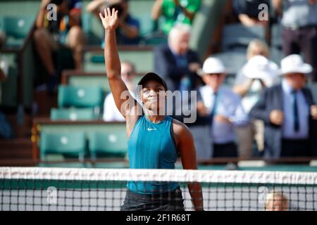 Sloane STEPHENS (USA) ha vinto la partita contro Madison KEYS (USA) durante il Roland Garros French Tennis Open 2018, giorno 12, il 7 giugno 2018, al Roland Garros Stadium di Parigi, Francia - Photo Stephane Allaman / DPPI Foto Stock