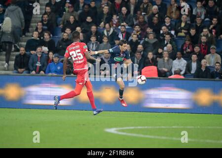 Durante il quarto finale della Coppa di Francia tra Parigi Saint-Germain e Dijon FCO il 26 febbraio 2019 allo stadio Parc des Princes di Parigi, Francia - Foto Stephane Allaman / DPPI Foto Stock