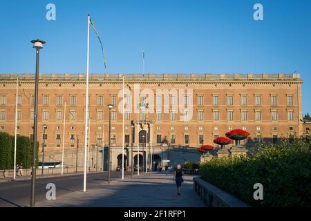 Palazzo reale di Stoccolma (Kungliga slottet), Gamla Stan, Stoccolma, Svezia. Foto Stock