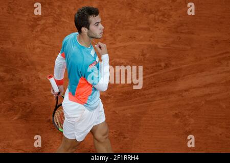Hugo GASTON (fra) durante il Roland Garros 2020, torneo di tennis Grand Slam, il 4 ottobre 2020 allo stadio Roland Garros di Parigi, Francia - Foto Stephane Allaman / DPPI Foto Stock