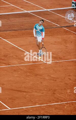 Hugo GASTON (fra) durante il Roland Garros 2020, torneo di tennis Grand Slam, il 4 ottobre 2020 allo stadio Roland Garros di Parigi, Francia - Foto Stephane Allaman / DPPI Foto Stock