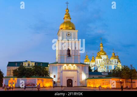 Monastero Michael Golden-Domed di Kiev Foto Stock