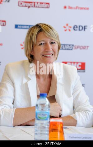 NUOTO - APERTO EDF 2012 - CONFERENZA STAMPA - PARIGI (FRA) - 05/07/2012 - PHOTO STEPHANE KEMPINAIRE / KMSP / DPI - Foto Stock