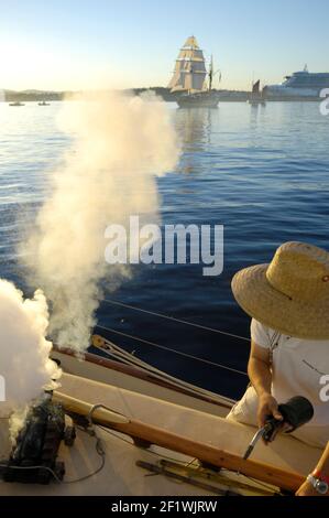 Con sede a West Seattle sul fiume Duwamish, lo Yankee Clipper svolge il programma Sea Scout iniziato nel 1930. Foto Stock