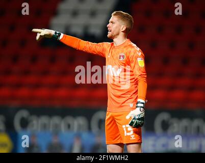 Woolwich, Regno Unito. 09 marzo 2021. WOOLWICH, Regno Unito, MARZO 09: Ben Amos di Charlton Athletic durante la Sky Bet League uno tra Charlton Athletic e Northampton Town alla Valley, Woolwich il 9 marzo 2021 Credit: Action Foto Sport/Alamy Live News Foto Stock