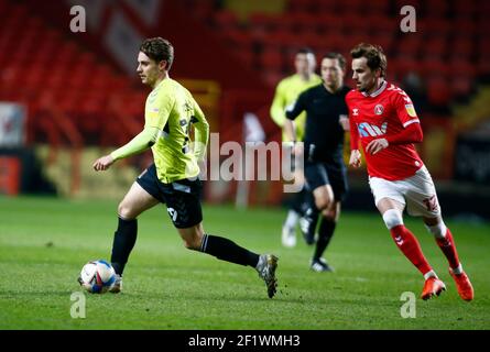 Woolwich, Regno Unito. 09 marzo 2021. WOOLWICH, Regno Unito, MARZO 09: Danny Rose di Northampton Town durante la Sky Bet League uno tra Charlton Athletic e Northampton Town at the Valley, Woolwich il 9 marzo 2021 Credit: Action Foto Sport/Alamy Live News Foto Stock