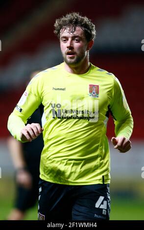 Woolwich, Regno Unito. 09 marzo 2021. WOOLWICH, Regno Unito, 09 MARZO: Northampton Town's Jack Sowerby durante la Sky Bet League uno tra Charlton Athletic e Northampton Town at the Valley, Woolwich il 9 marzo 2021 Credit: Action Foto Sport/Alamy Live News Foto Stock