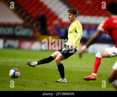 Woolwich, Regno Unito. 09 marzo 2021. WOOLWICH, Regno Unito, MARZO 09: Danny Rose di Northampton Town durante la Sky Bet League uno tra Charlton Athletic e Northampton Town at the Valley, Woolwich il 9 marzo 2021 Credit: Action Foto Sport/Alamy Live News Foto Stock