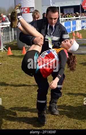 ATLETICA - FONDO - CAMPIONATI FRANCESI 2013 - LIGNIERES-EN-BERRY (FRA) - 03/03/2013 - FOTO JULIEN CROSNIER / KMSP / DPI - ILLUSTRAZIONE Foto Stock