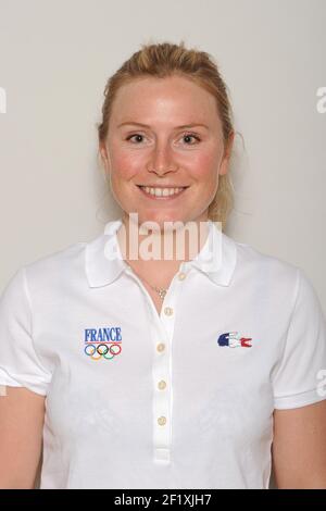 Giochi olimpici - Sotchi 2014 - Ritratti squadra francese - Parigi - Francia - 28 maggio 2013 - Sci alpino - Tessa Worley - Foto Stephane Kempinaire / KMSP / DPPI - Foto Stock