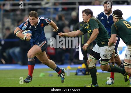 Benjamin Kayser in Francia durante la prova internazionale di rugby dell'Unione autunnale 2013 tra Francia e Sud Africa il 23 novembre 2013 allo Stade de France di Saint-Denis, Francia. Foto Philippe Millereau / KMSP / DPPI Foto Stock