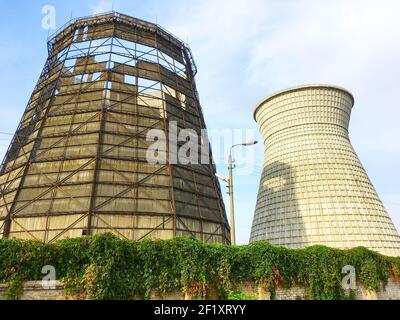 Centrale di energia termica Kiev Ucraina Foto Stock
