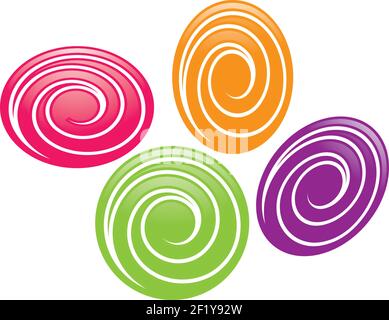 Disegno dell'illustrazione dell'icona di Candy Vector Illustrazione Vettoriale